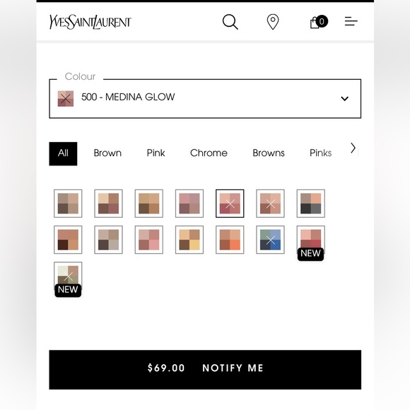 Yves Saint Laurent Couture Mini Clutch Eyeshadow Palette - Picture 8 of 9